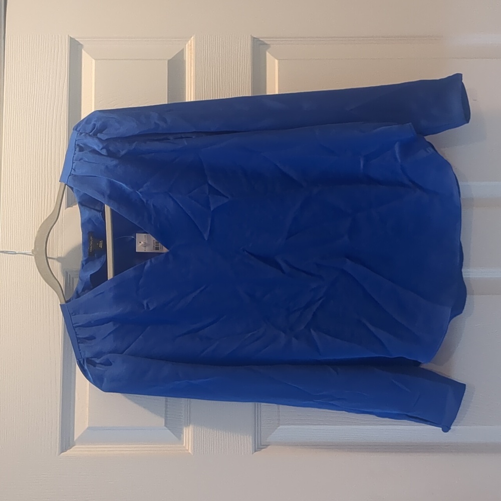NWT | Ann Taylor Blouse | Royal Blue | Small